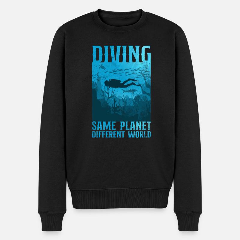 Scuba Diverg Diving Same Planet - Pull Premium bio Homme - noir