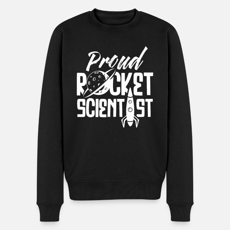 Rocket Science Rocket Scientist Rocket - Men's Premium Organic Jumper - black