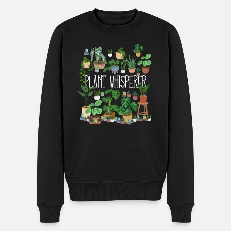 Plant Whisperer - Pull Premium bio Homme - noir