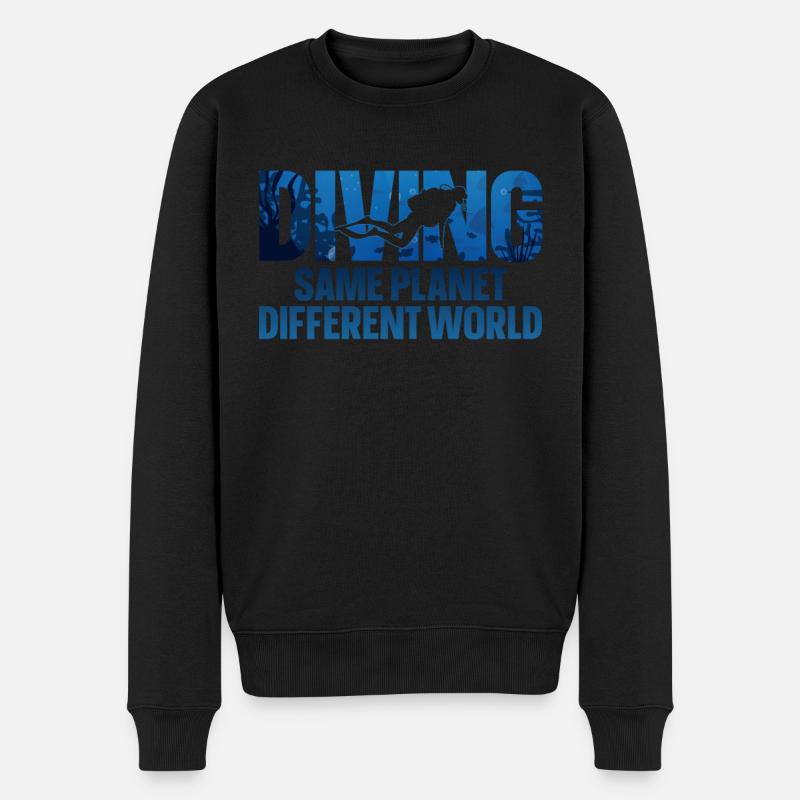 Scuba Diverg Diving Same Planet - Pull Premium bio Homme - noir