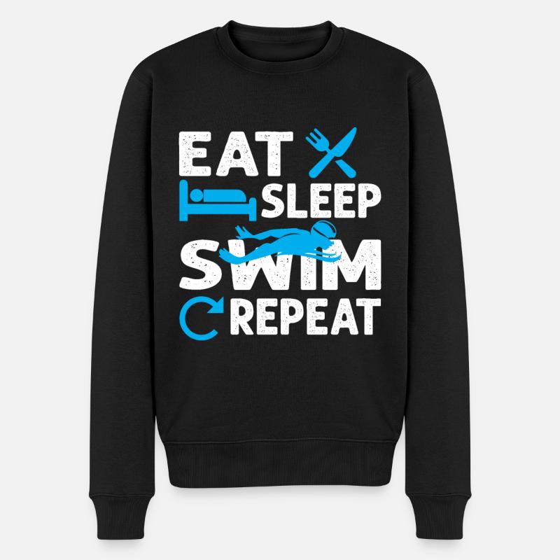Eat Sleep Sweat - Pull Premium bio Homme - noir
