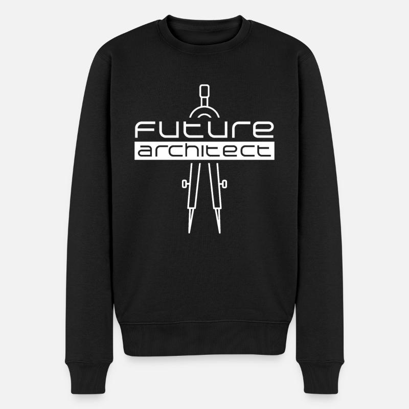 Futur architecte architecte architecte - Pull Premium bio Homme - noir