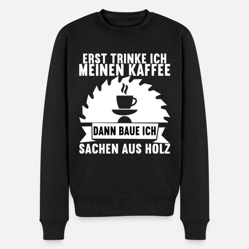 Handwerker Schreiner Meister Heimwerker - Männer Premium Bio Pullover - Schwarz