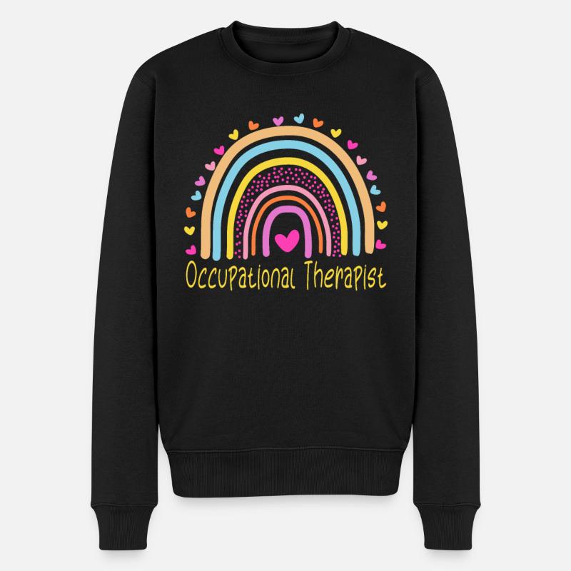Occupational Therapist Rainbow - Pull Premium bio Homme - noir
