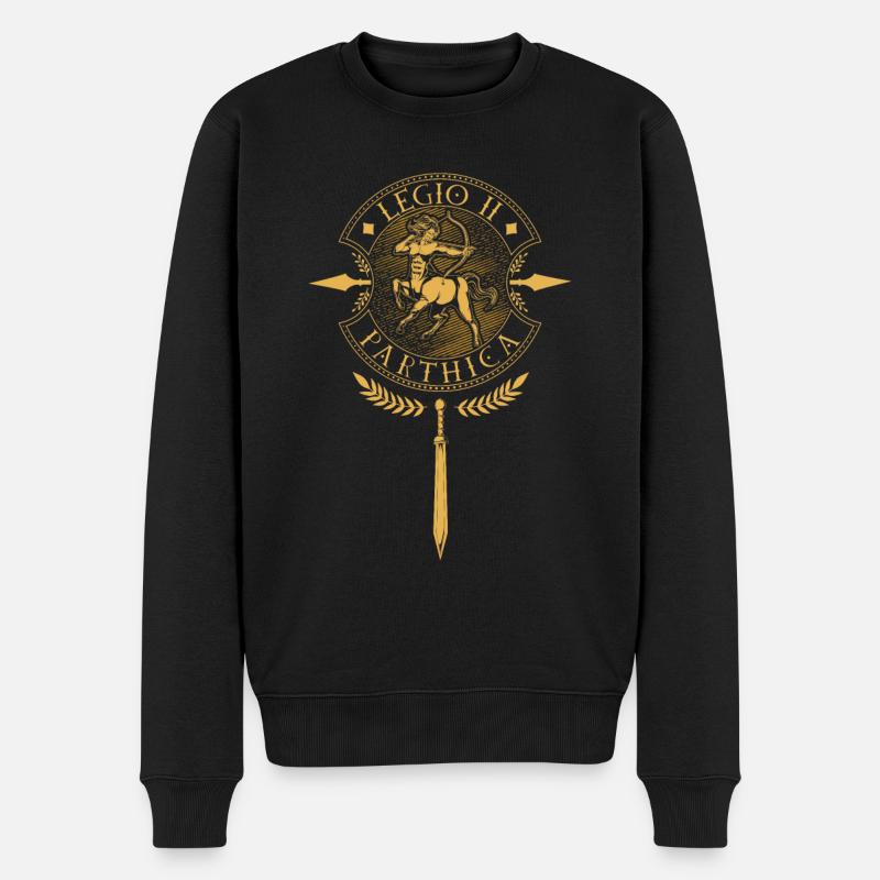 Legio II Parthica - Légion romaine - Pull Premium bio Homme - noir