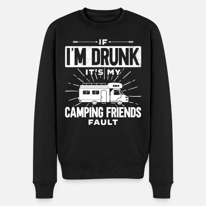 Camping Campervan Motorhome - Pull Premium bio Homme - noir