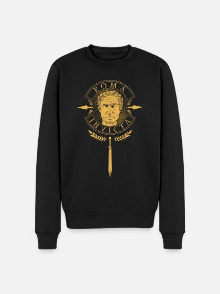 Roma Invicta - Jules César - Pull Premium bio Homme - noir