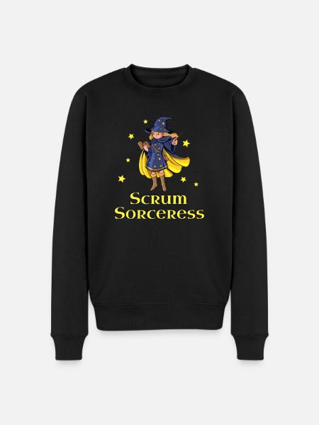 Scrum Sorceress - Scrum Master - Men's Premium Organic Jumper - black