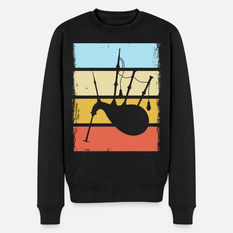 Cornemuse - Pull Premium bio Homme - noir