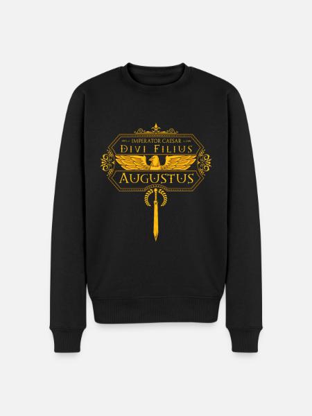 Roman Emperors - Vespasian - Men's Premium Organic Jumper - black