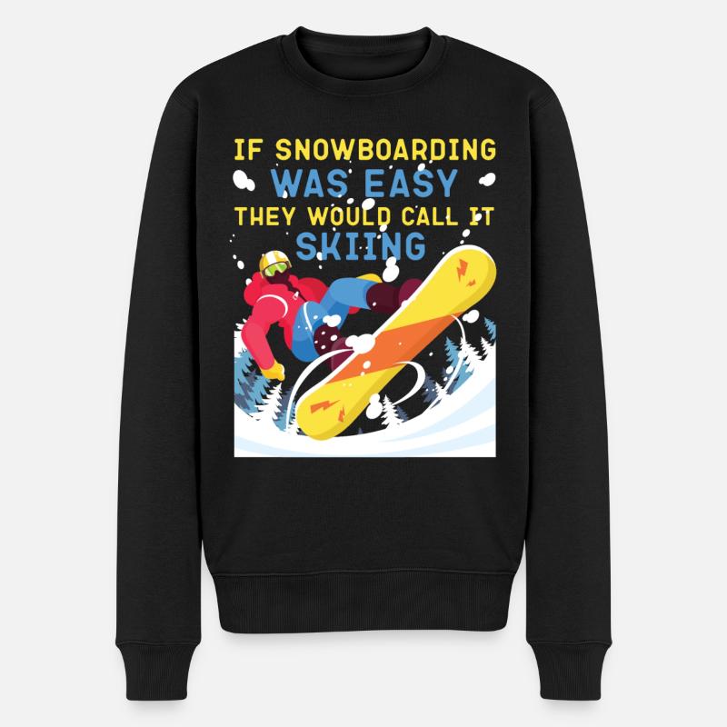 Snowboard Snowboard Si - Pull Premium bio Homme - noir
