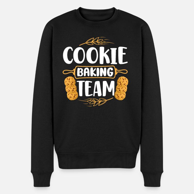 Bake Baking Cookie d’équipe Cookie - Pull Premium bio Homme - noir