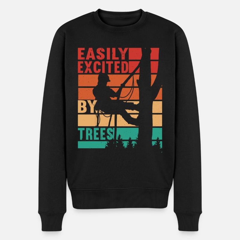 Arboriculteur Baumpfleger - Pull Premium bio Homme - noir