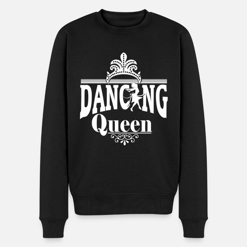 Crown Dancing Dancing Queen avec Dancer - Pull Premium bio Homme - noir