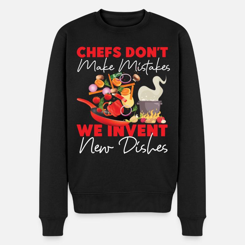 Cuisine Cuisine Cuisine Chef Chefs - Pull Premium bio Homme - noir