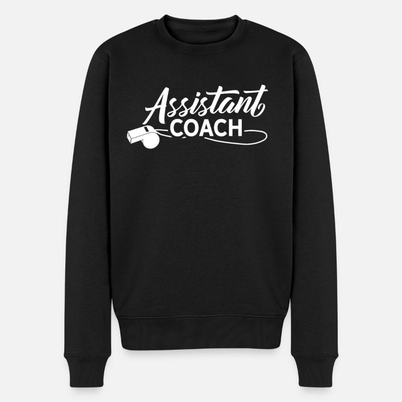 Assistenztrainer Trainerassistent Coach Assistent - Männer Premium Bio Pullover - Schwarz