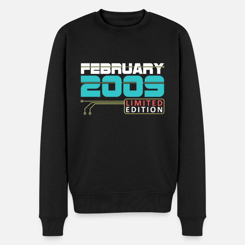 Février 2009 - Anniversaire en février - Pull Premium bio Homme - noir