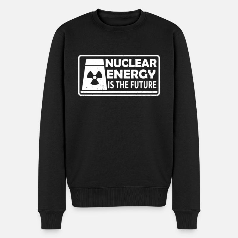 L’énergie nucléaire est l’avenir L’énergie nucléaire L’énergie nucléaire - Pull Premium bio Homme - noir