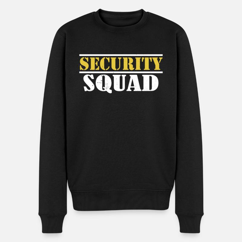 Security Squad Security Security Bouncer - Men's Premium Organic Jumper - black
