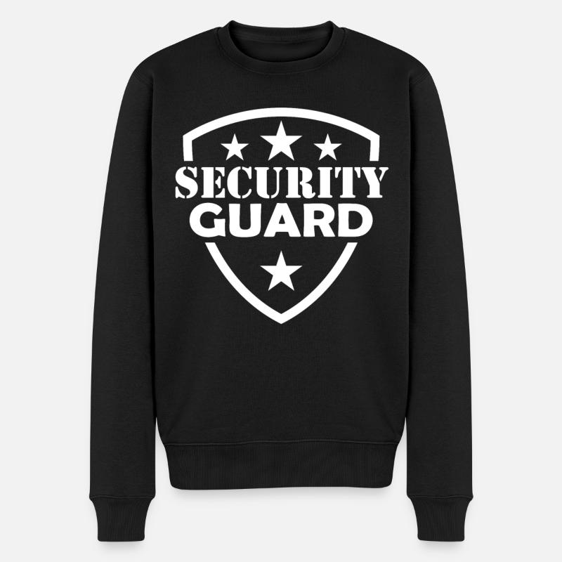 Security Guard Security Security Security - Men's Premium Organic Jumper - black