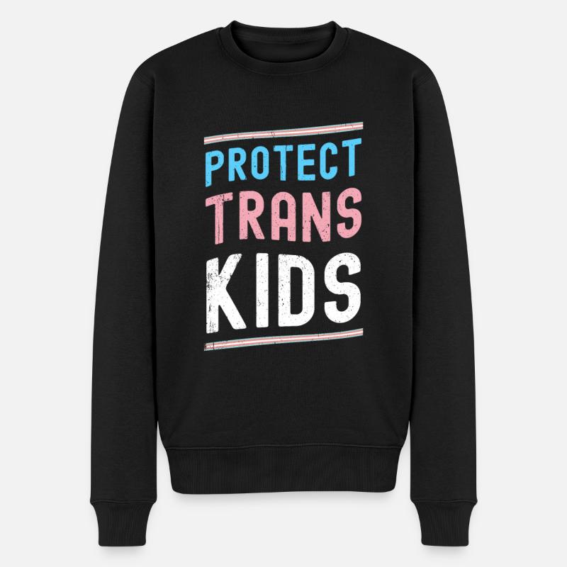 Transgenre Tshirt Transsexual Pride - Pull Premium bio Homme - noir