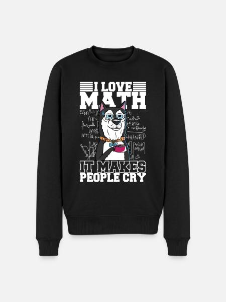 Professeur de mathématiques - Pull Premium bio Homme - noir