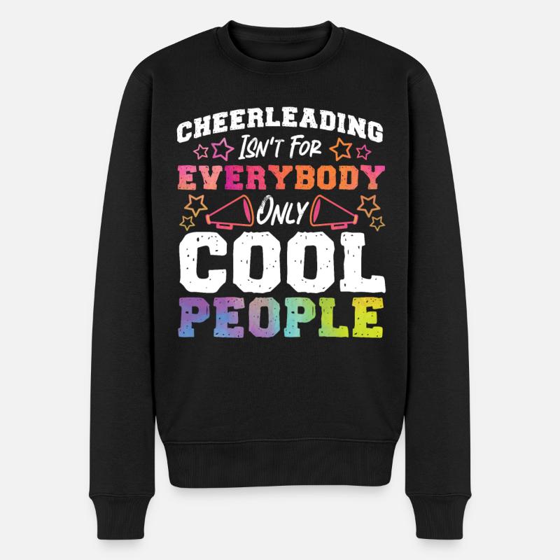 Cheer Cheerleading Cheerleading - Pull Premium bio Homme - noir
