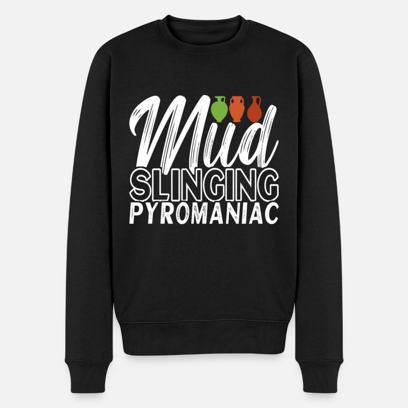 Töpfern Töpferei - Männer Premium Bio Pullover - Schwarz