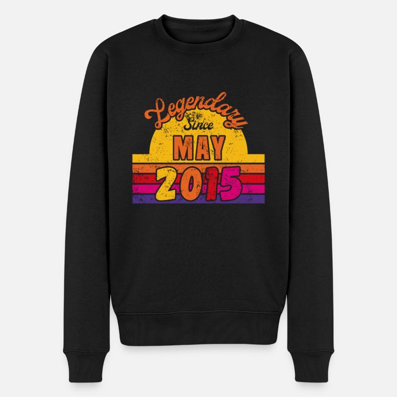Mai 2015 - Anniversaire en mai - Pull Premium bio Homme - noir