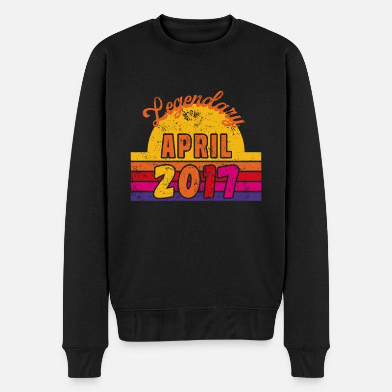 Avril 2017 - Anniversaire en avril - Pull Premium bio Homme - noir