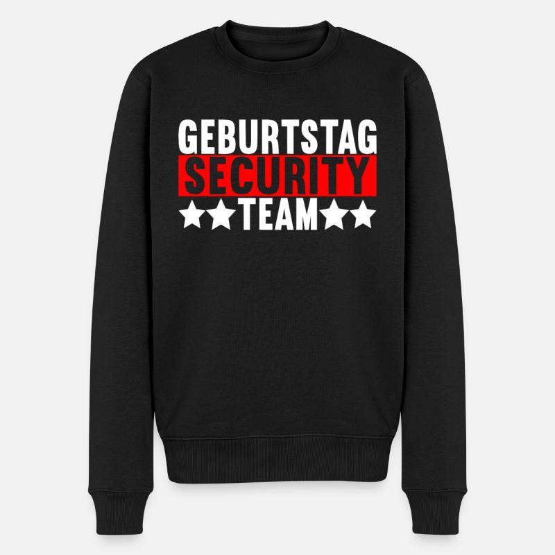 Bruder Geburtstag - Männer Premium Bio Pullover - Schwarz