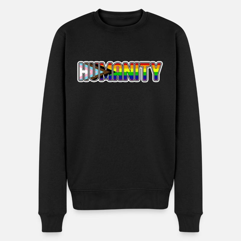 Transgender - Männer Premium Bio Pullover - Schwarz