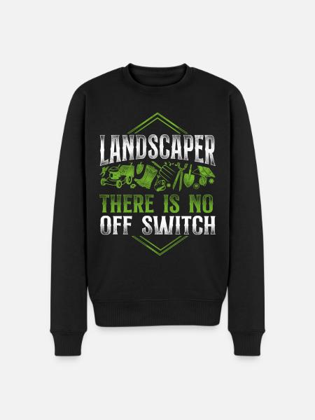 Landscaper Landscaping Landscape - Men's Premium Organic Jumper - black