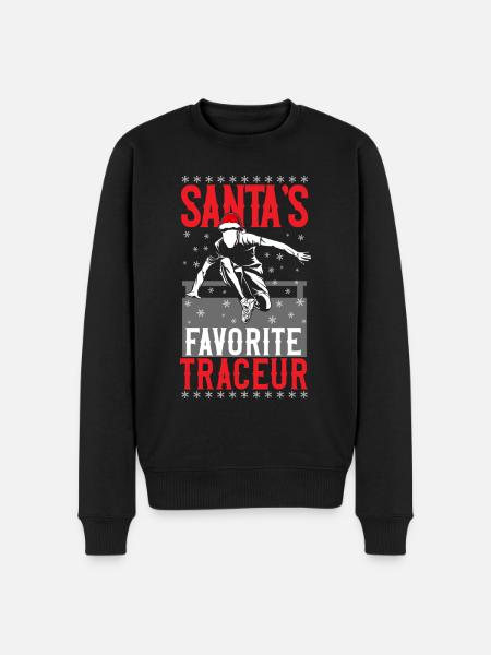 Parkour Free Running Traceur - Men's Premium Organic Jumper - black