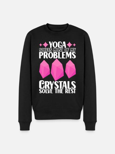 Yoga Yogi Relax - Men's Premium Organic Jumper - black