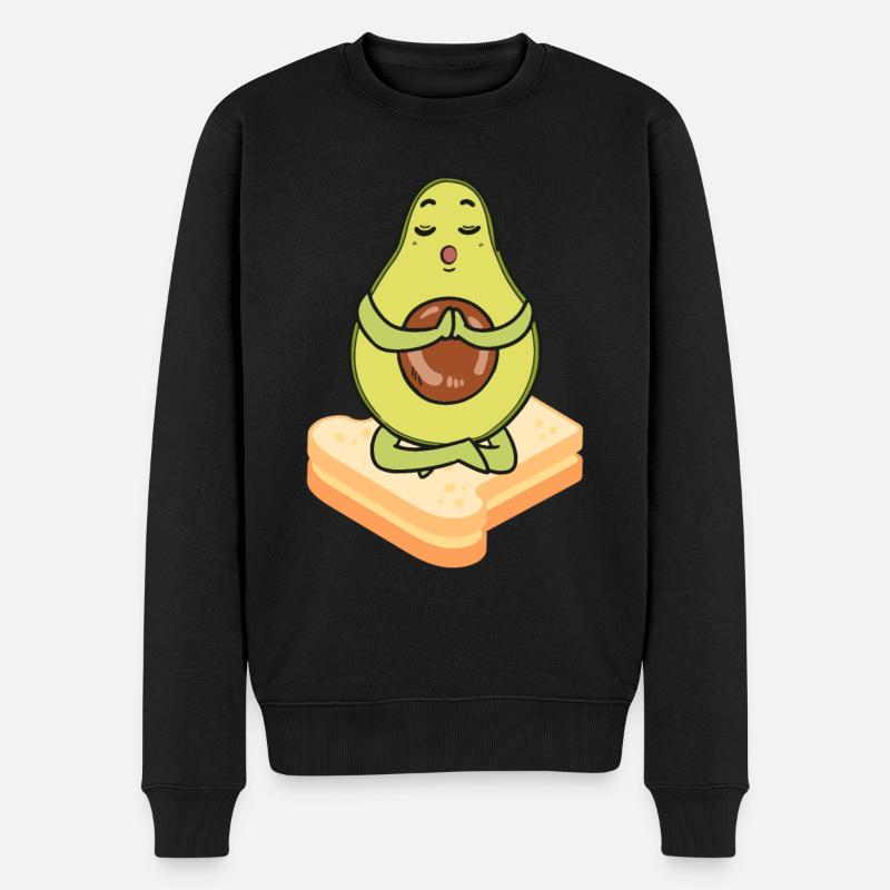 Toast à l’avocat - Pull Premium bio Homme - noir