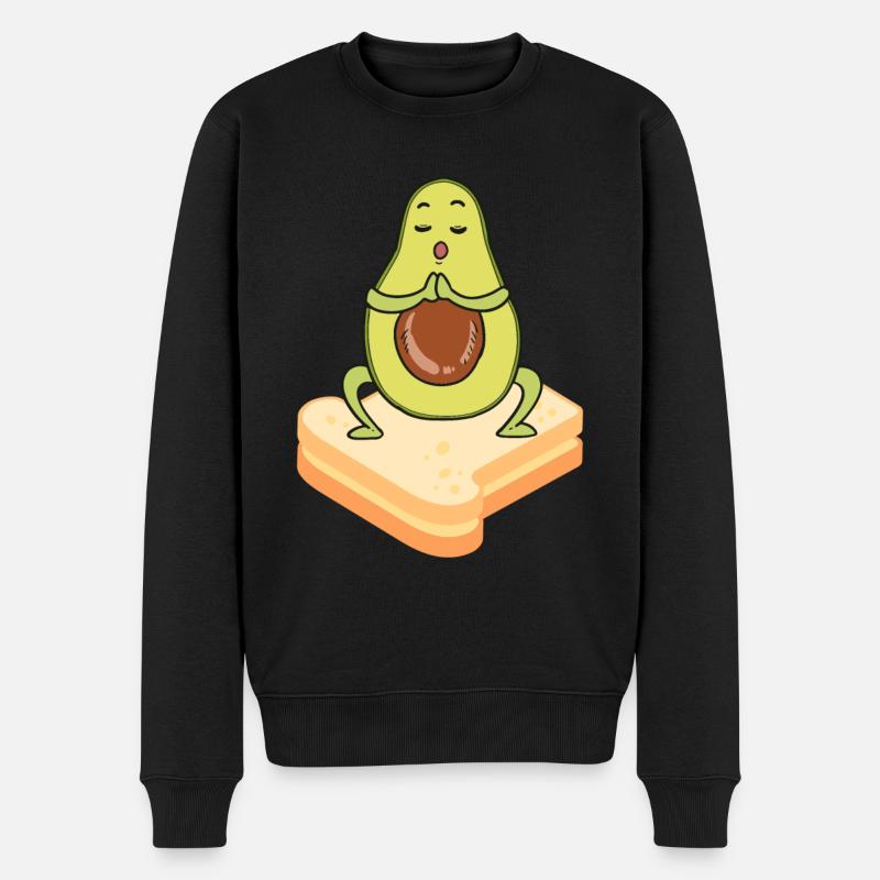 Toast à l’avocat - Pull Premium bio Homme - noir