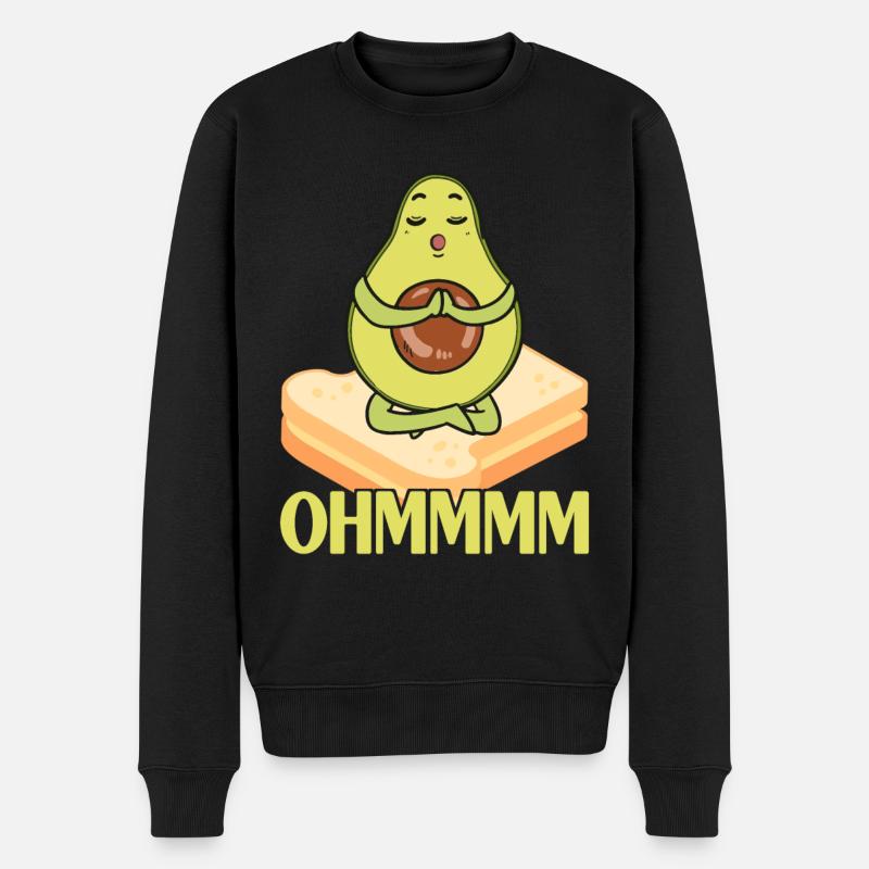 Toast à l’avocat - Pull Premium bio Homme - noir