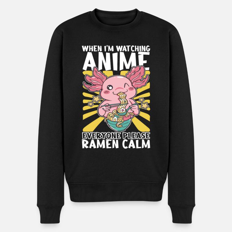 Anime Ramen Manga - Pull Premium bio Homme - noir