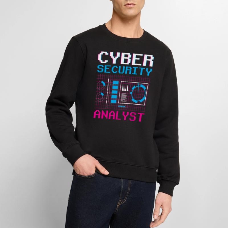 Analyste de cybersécurité IT Security Hacker Hack Pull Premium bio Homme