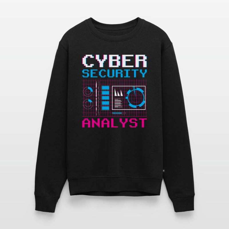 Analyste de cybersécurité IT Security Hacker Hack Pull Premium bio Homme