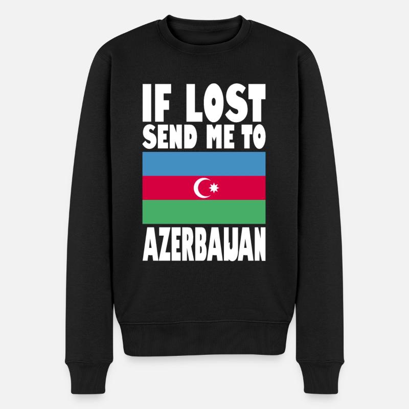 Drapeau de l’Azerbaïdjan - Pull Premium bio Homme - noir