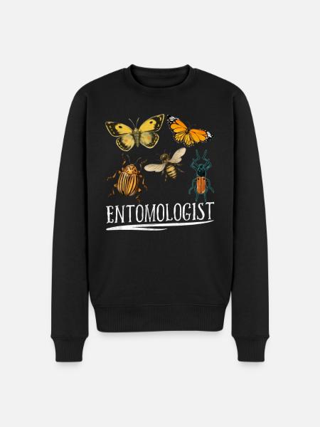 Entomologist Entomology Insects Profession Team - Men's Premium Organic Jumper - black