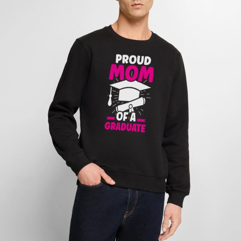 Stolze Mutter Eines Absolventen Abschluss Männer Premium Bio Pullover