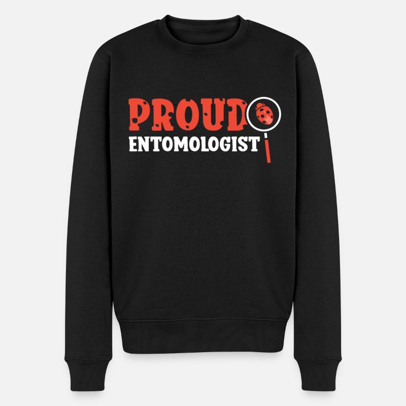Fier entomologiste Insectes Entomologie Profession - Pull Premium bio Homme - noir