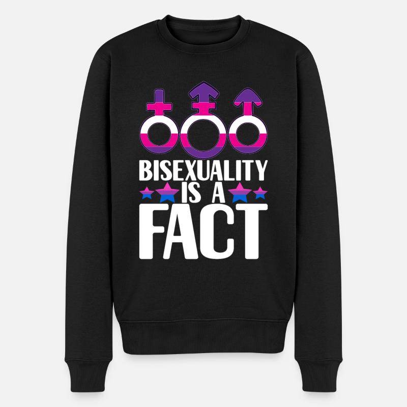 Bisexuels LGBTQ - Pull Premium bio Homme - noir