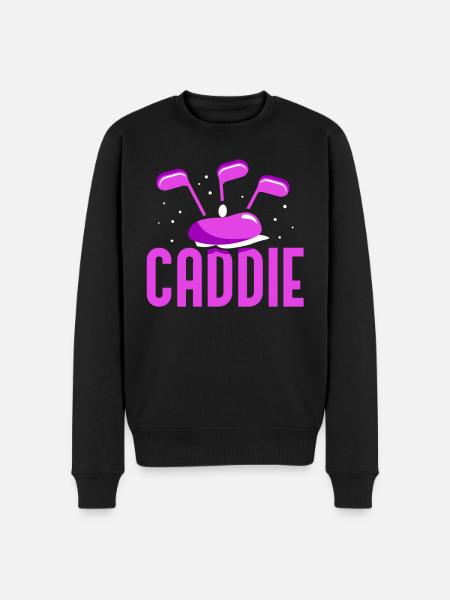 Caddie GolfIng Golf Profession Golfeur - Pull Premium bio Homme - noir