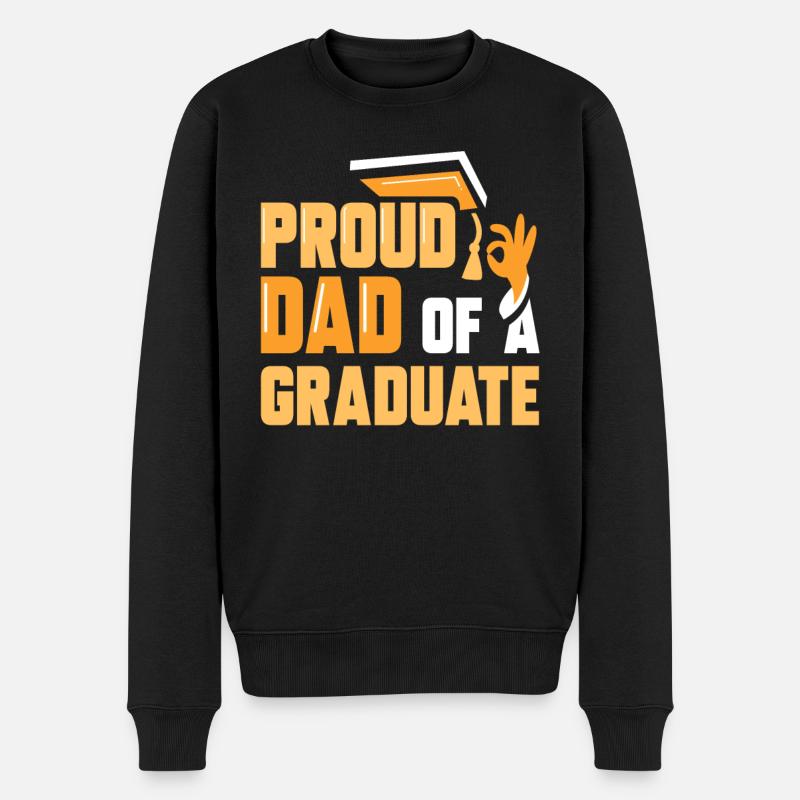 Fier père d’un diplômé diplômé - Pull Premium bio Homme - noir