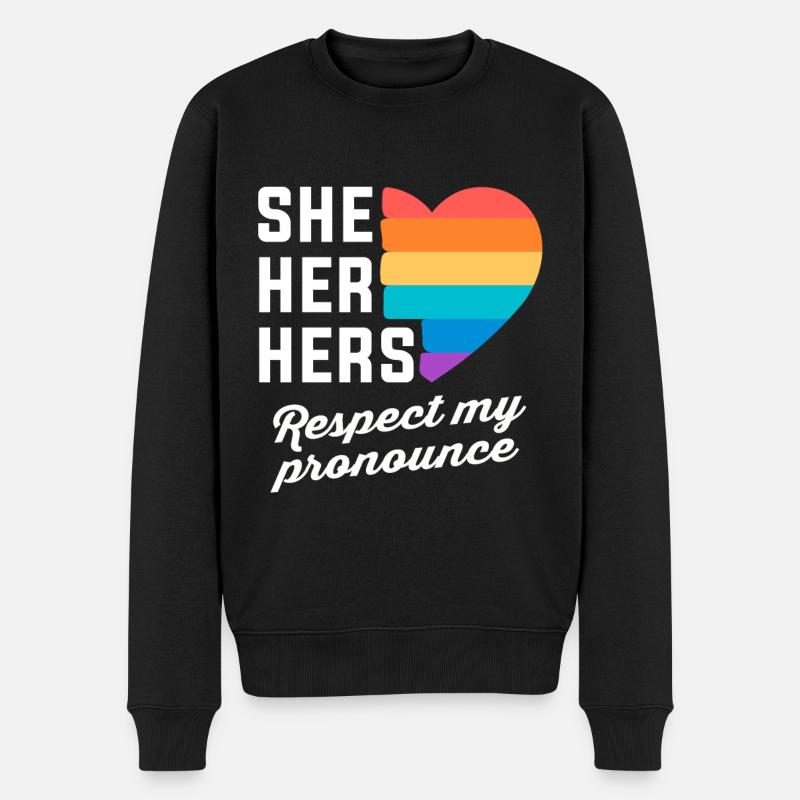 Transgenre Tshirt Transsexual Pride - Pull Premium bio Homme - noir
