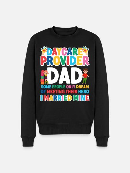 Childcare Daycare Provider Teacher - Men's Premium Organic Jumper - black